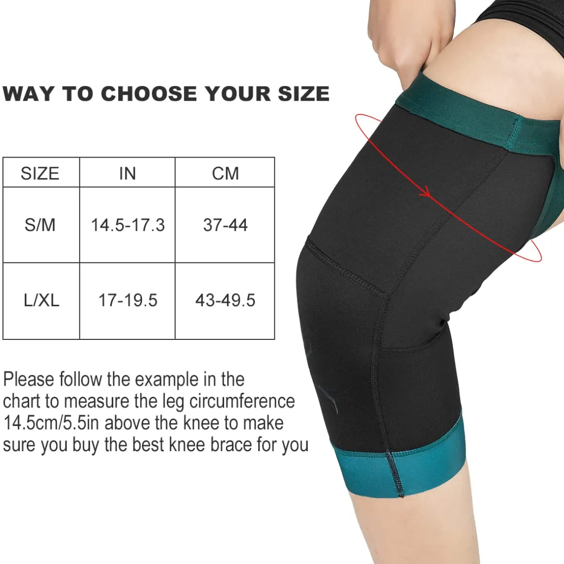 ROCKBROS Thermal Knee Warmer Men Anti-Slip Knee Brace Sleeves for Winter Cycling Basketball