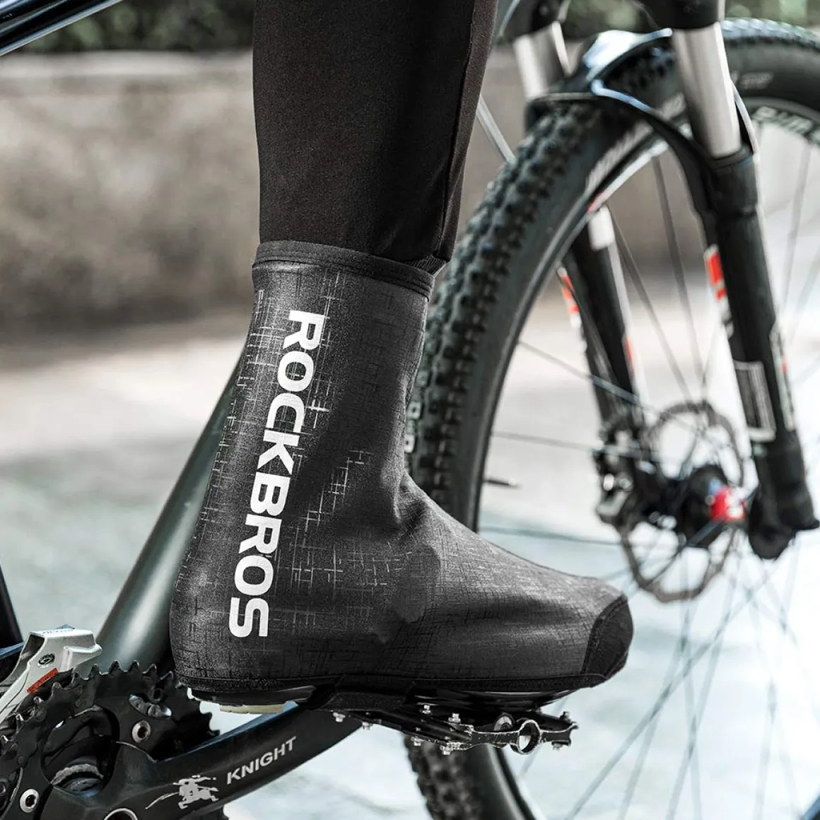 ROCKBROS Thermal Windproof Bike Shoe Covers for Mountain Road
