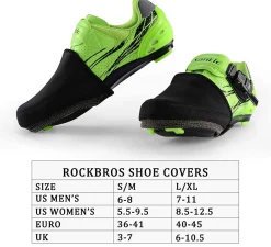 ROCKBROS Thermal Windproof Toe Covers for Cycling Shoes