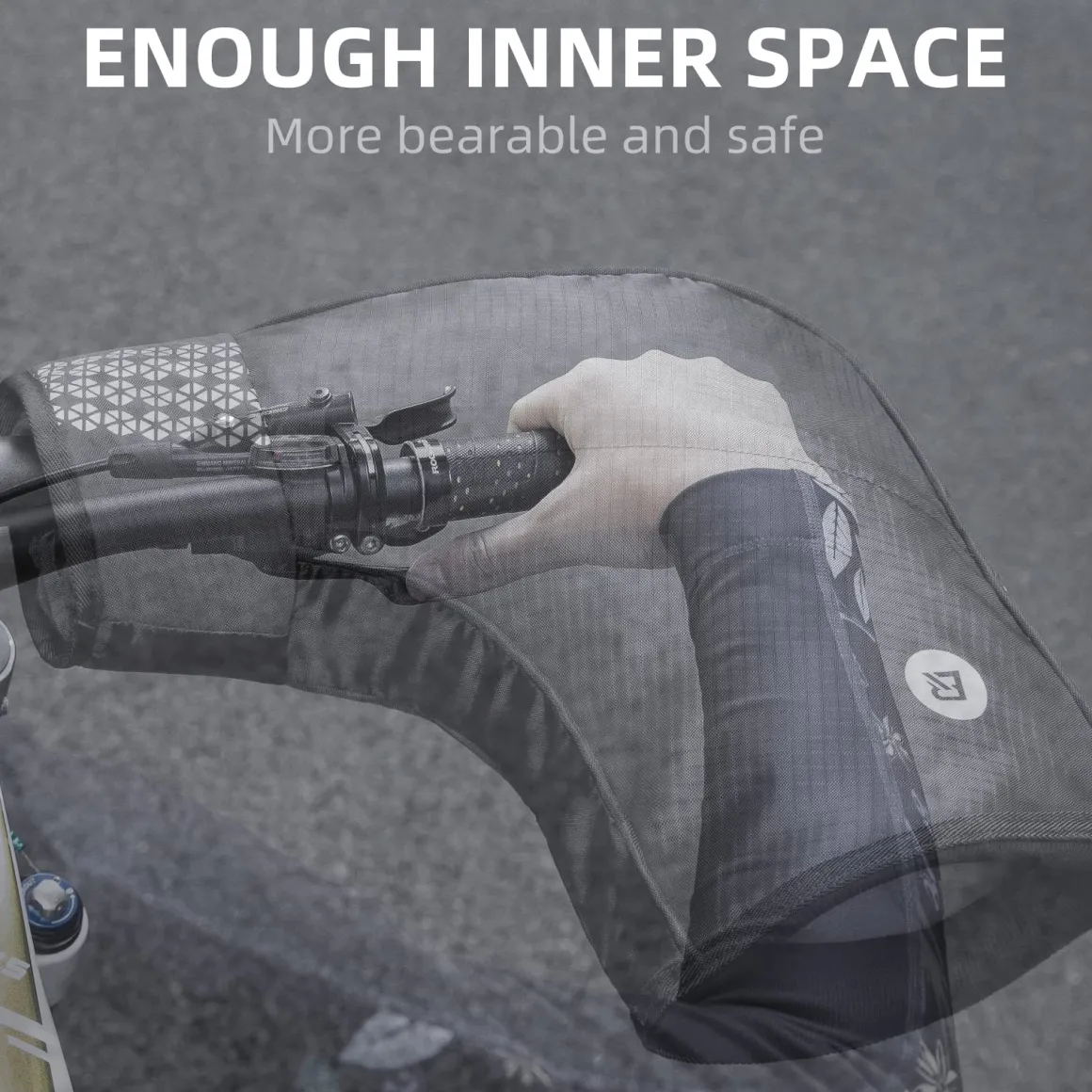 ROCKBROS Thinsulate Thermal Bike Handlebar Mittens - Cold Weather Pogies Cover Gloves