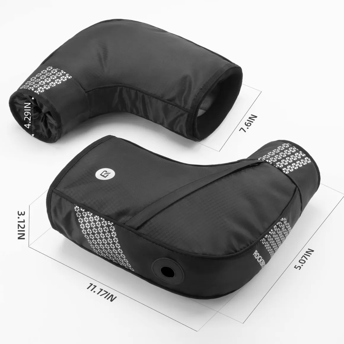 ROCKBROS Thinsulate Thermal Bike Handlebar Mittens - Cold Weather Pogies Cover Gloves