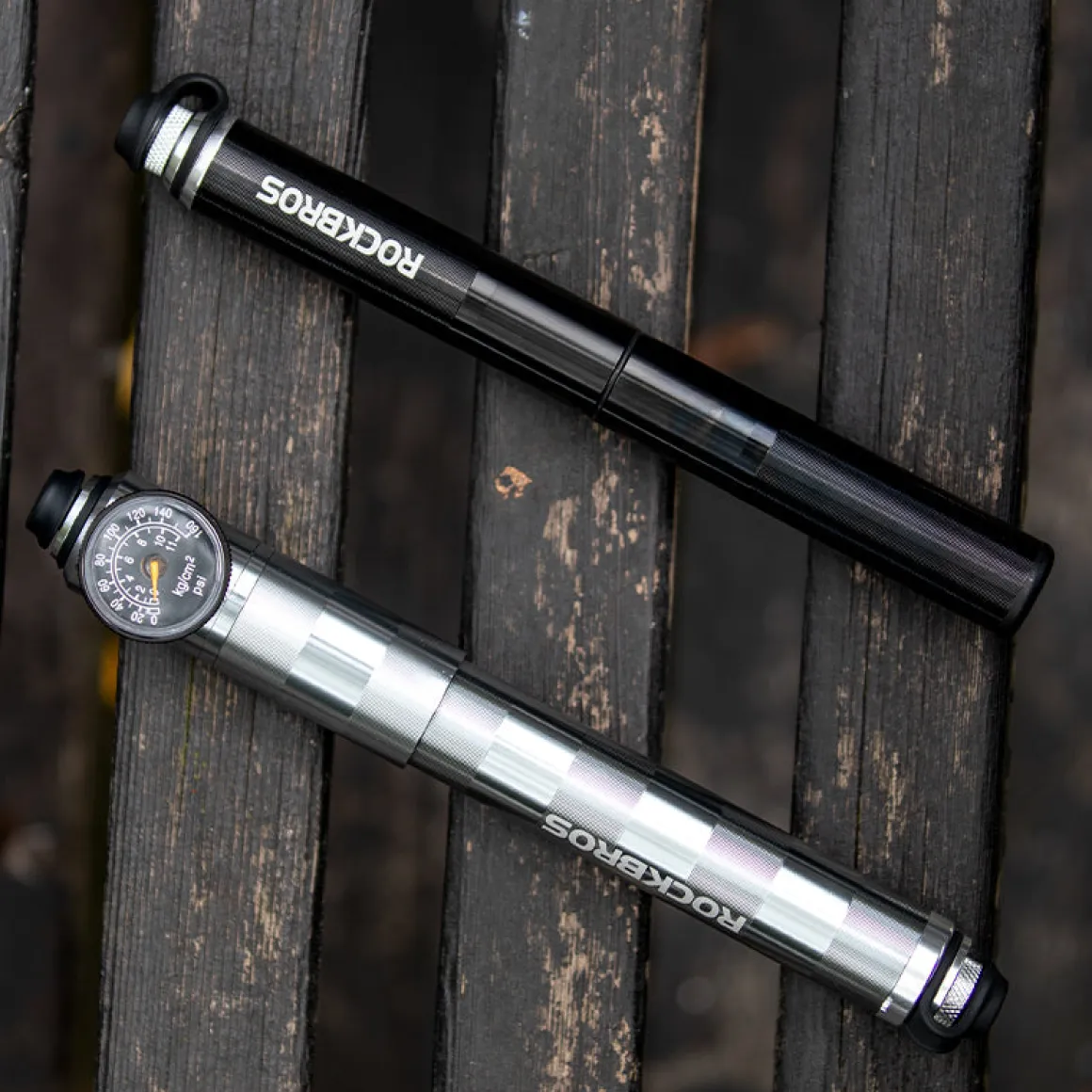 ROCKBROS Ultralight Bike Tire Shock Mini Pump 160PSI High Pressure