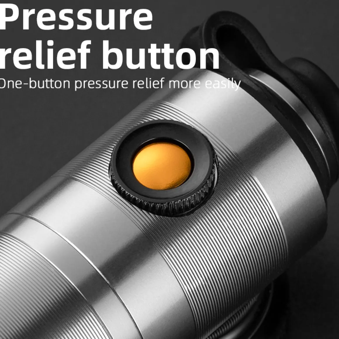 ROCKBROS Ultralight Bike Tire Shock Mini Pump 160PSI High Pressure