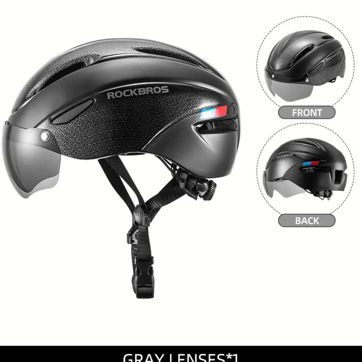 ROCKBROS Ultralight Magnetic Goggles Cycling Helmet