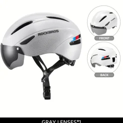 ROCKBROS Ultralight Magnetic Goggles Cycling Helmet