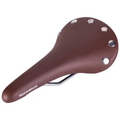 ROCKBROS Vintage Bike Seat, Waterproof Saddle, Comfortable for Men Women