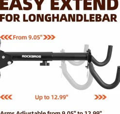 ROCKBROS Wall-Mounted Bike Holder 33 lb Capacity