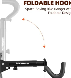 ROCKBROS Wall-Mounted Bike Holder 33 lb Capacity