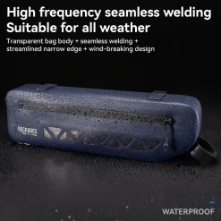 ROCKBROS 100% Waterproof Bike Frame Bag 1.7L Road-to-Sky