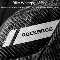 ROCKBROS Waterproof Bike Saddle Bag with Water Bottle Holder