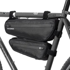 ROCKBROS Water-Resistant Triangle Bike Frame Saddle Bag Accessories for MTB Road Cycling