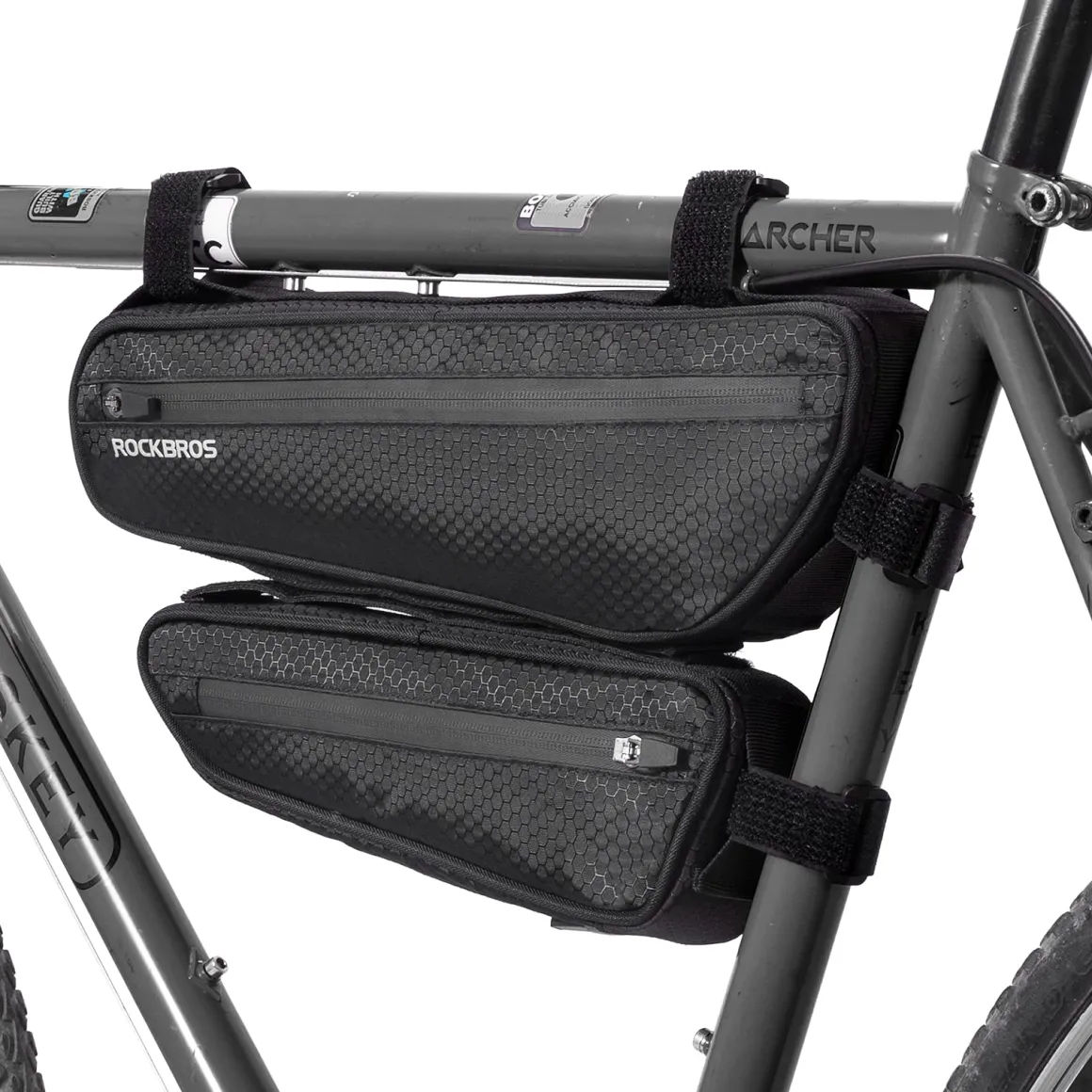 ROCKBROS Water-Resistant Triangle Bike Frame Saddle Bag Accessories for MTB Road Cycling