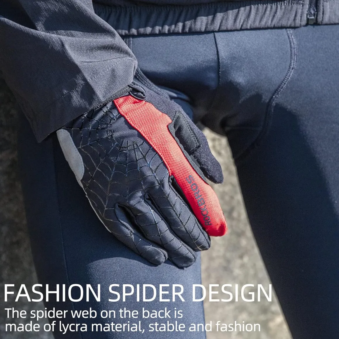 ROCKBROS Windproof Touch Screen Riding MTB Bike Gloves
