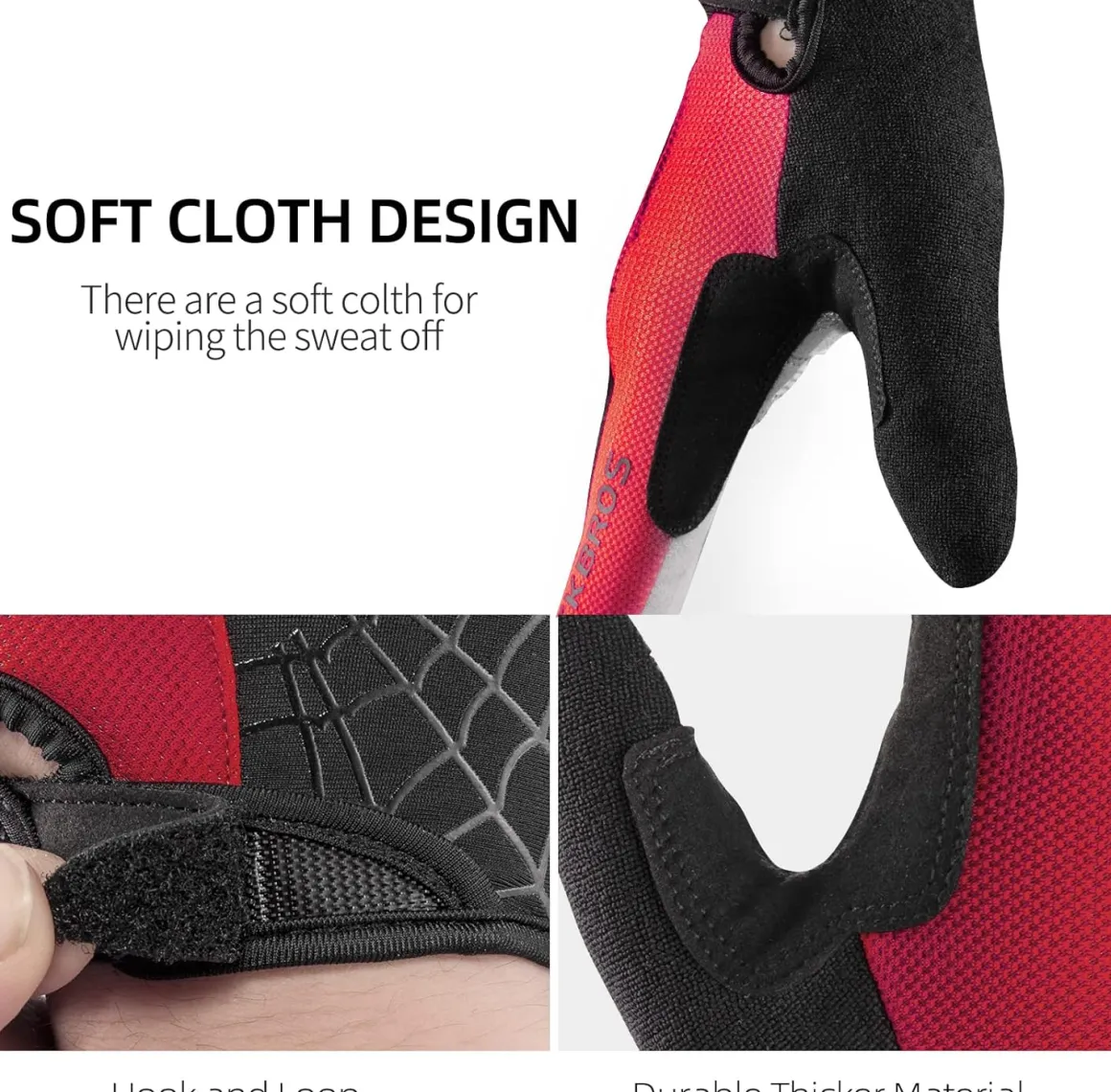ROCKBROS Windproof Touch Screen Riding MTB Bike Gloves