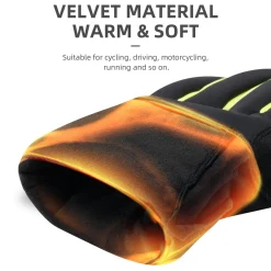 ROCKBROS Windproof Winter Cycling Padded Thermal Gloves for Men Women