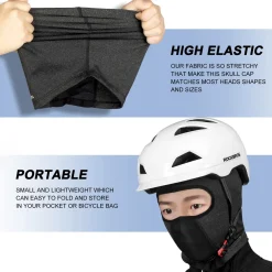 ROCKBROS Winter Balaclava Ski Mask with Glasses Holes for Men Women