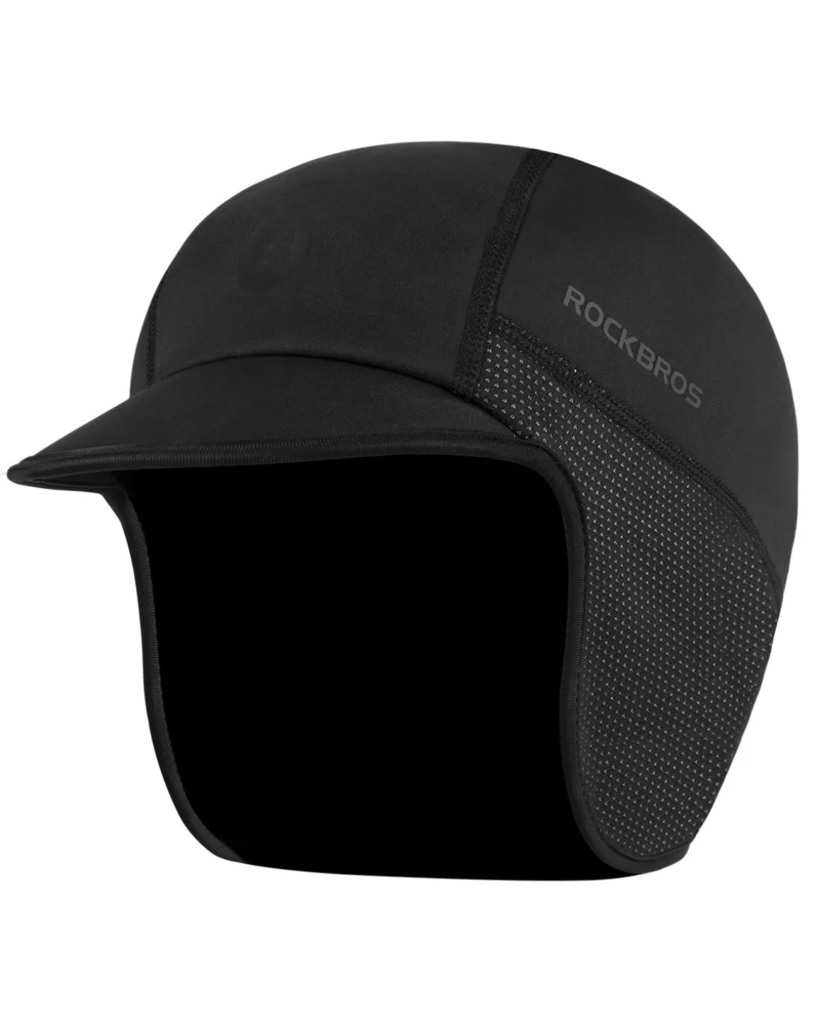 ROCKBROS Winter Cycling Caps for Men Women Windproof Hat with Sun Visor Under Helmet Liner