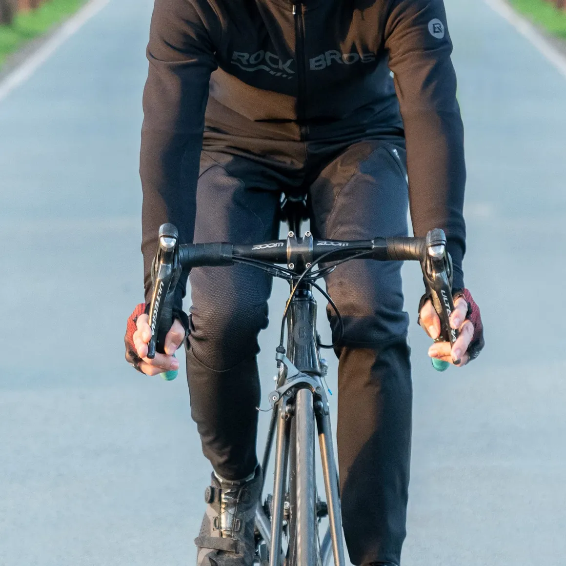 ROCKBROS Winter Cycling Pants Warm Ergonomics Men's Windproof Thermal Bicycling Pants