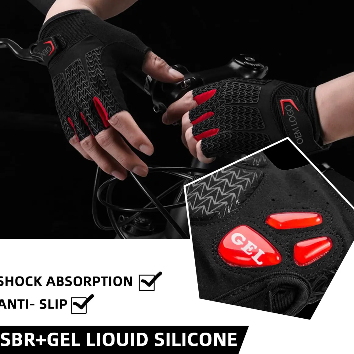 ROCKBROS Winter Cycling Windproof Anti-Slip Thermal Bike Gloves for Cycling,Biking,Running