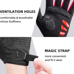 ROCKBROS Winter Cycling Windproof Anti-Slip Thermal Bike Gloves for Cycling,Biking,Running