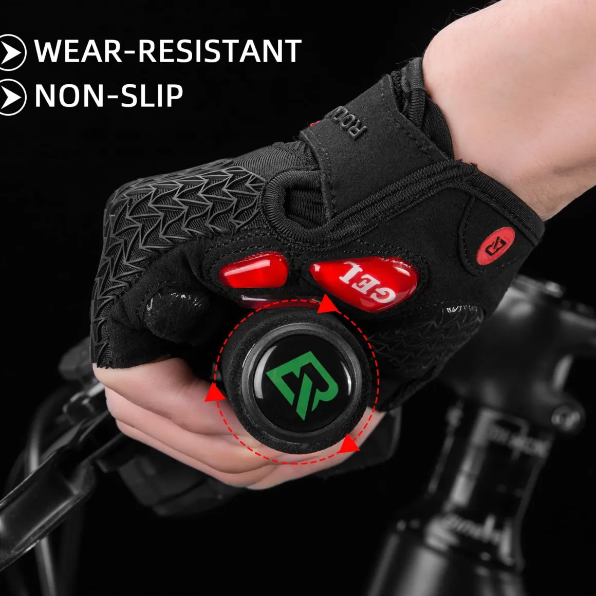 ROCKBROS Winter Cycling Windproof Anti-Slip Thermal Bike Gloves for Cycling,Biking,Running