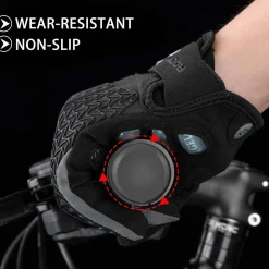 ROCKBROS Winter Cycling Windproof Anti-Slip Thermal Bike Gloves for Cycling,Biking,Running