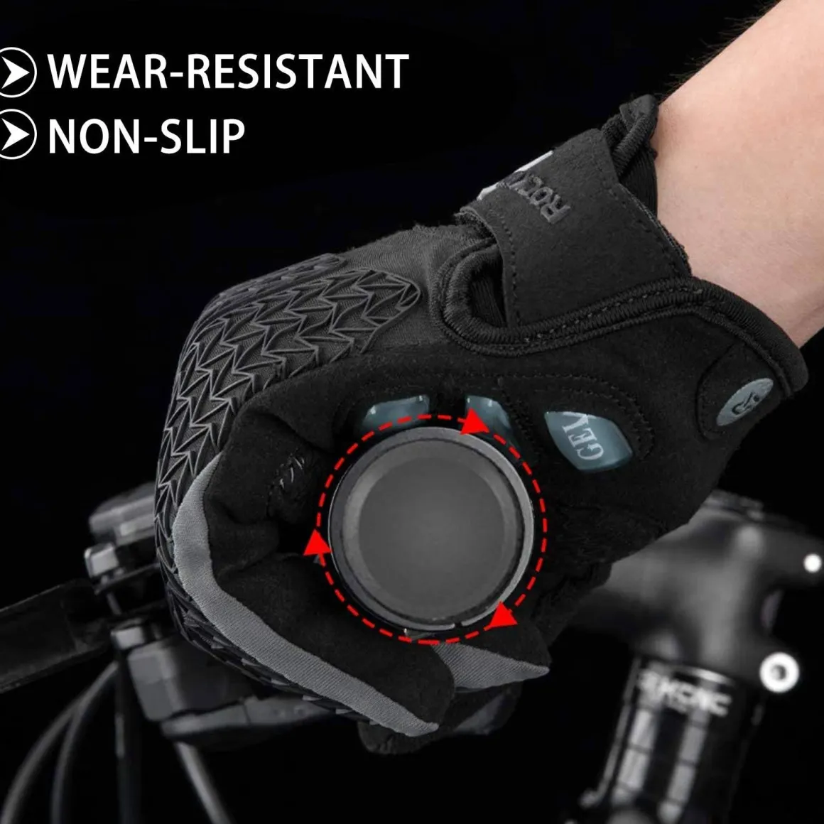 ROCKBROS Winter Cycling Windproof Anti-Slip Thermal Bike Gloves for Cycling,Biking,Running