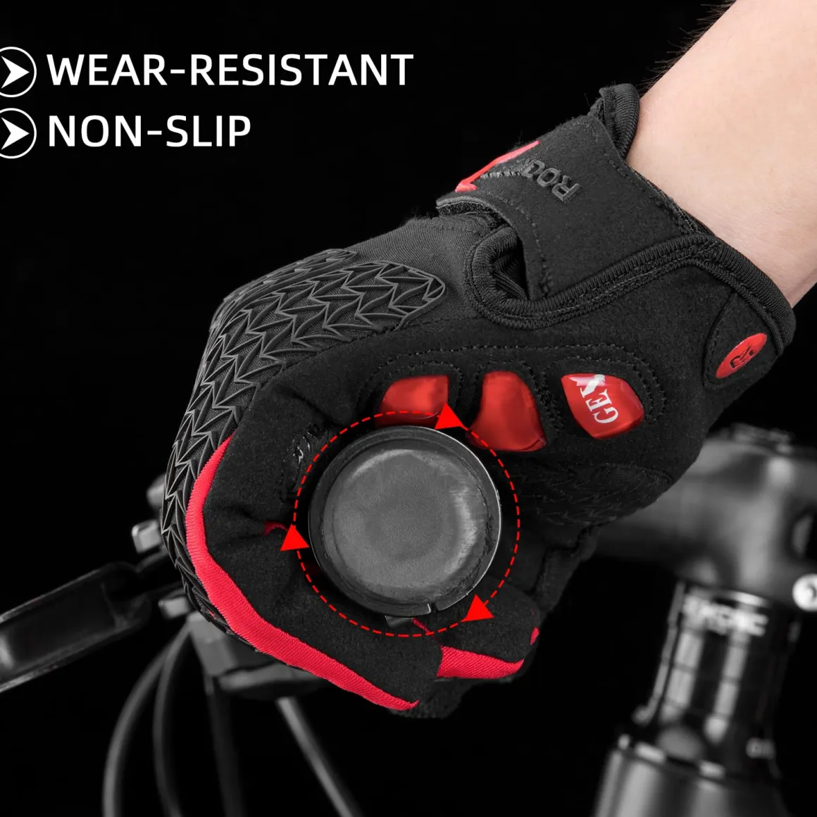 ROCKBROS Winter Cycling Windproof Anti-Slip Thermal Bike Gloves for Cycling,Biking,Running
