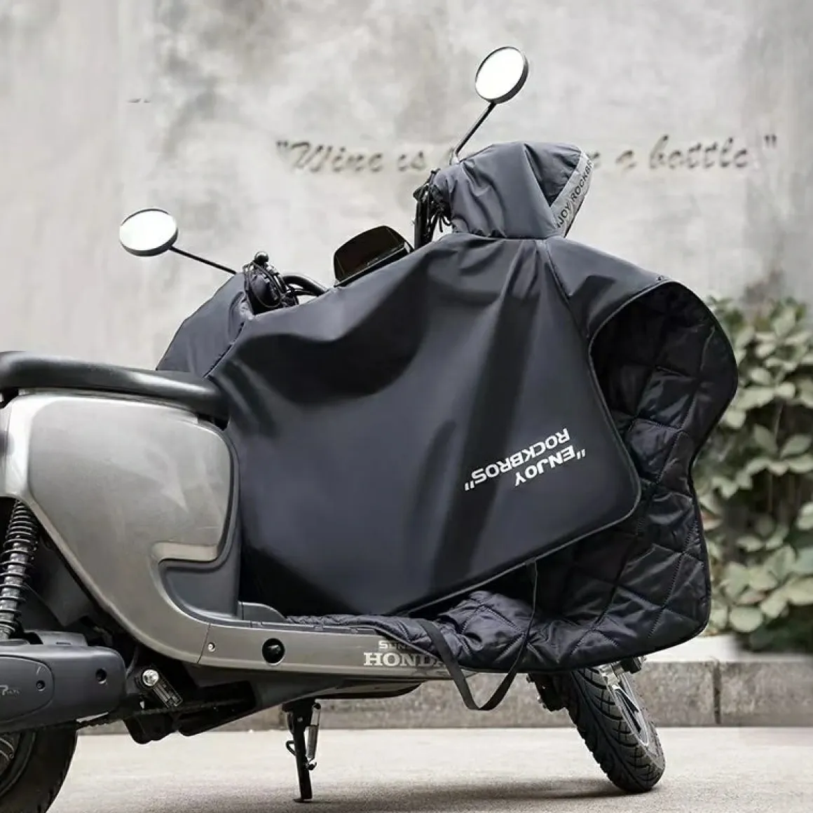 ROCKBROS Winter Electric Scooter Handlebar Muff Windproof Waterproof Leg Cover