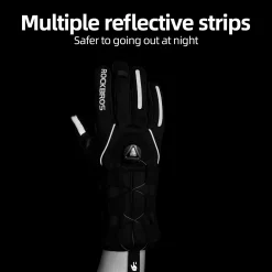 ROCKBROS Winter Gloves for Men Full Finger Touchscreen Cycling Gloves for Hiking Motorcycle