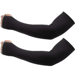 ROCKBROS Winter Knit Arm Warmers, Long Fingerless Sleeves for Women Men