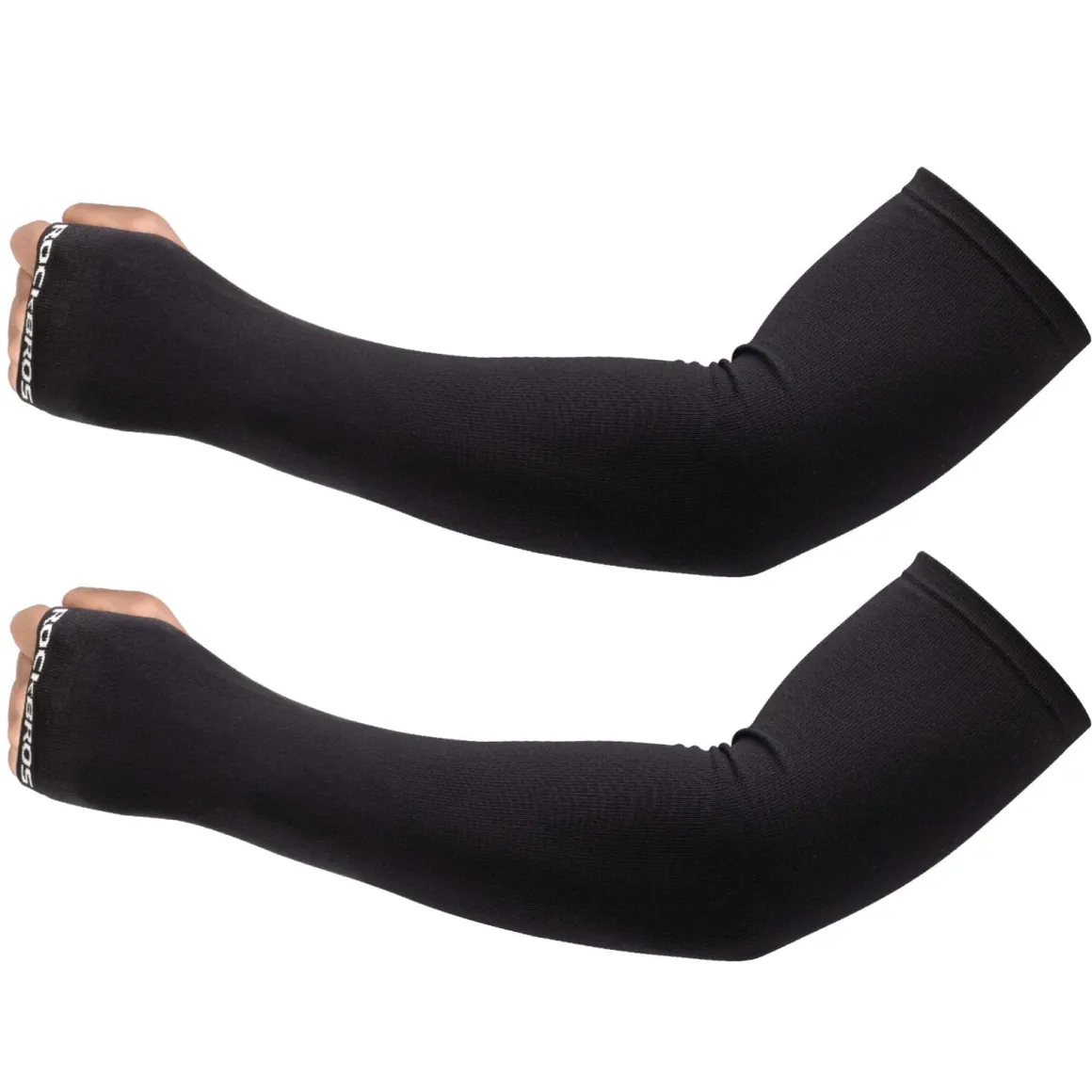 ROCKBROS Winter Knit Arm Warmers, Long Fingerless Sleeves for Women Men