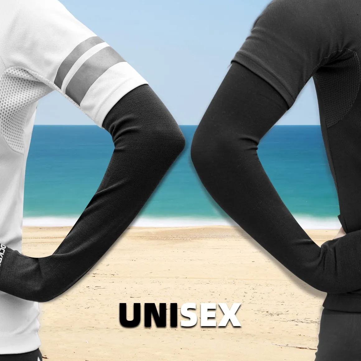 ROCKBROS Winter Knit Arm Warmers, Long Fingerless Sleeves for Women Men