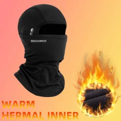 ROCKBROS Winter Ski Mask with Filter Pocket, Full Face Balaclava for Men Women