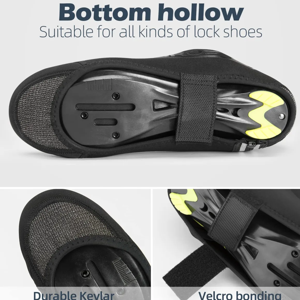 ROCKBROS Winter Windproof Thermal Cycling Shoe Covers