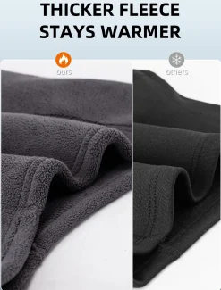 ROCKBROS Winter Windproof Thermal Fleece Balaclava Ski Mask for Men Women