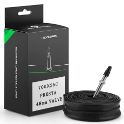ROCKBROS 700X23/25/28/35C Road Bike Inner Tube 48mm Presta/Schrader Valve High Self Sealing Butyl Rubber