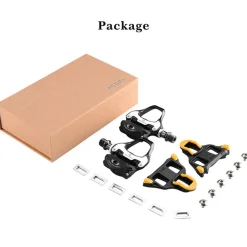 Self-Lock Road Bike Pedals with Shimano SPD-SL/Look KEO Cleat System (Pair)