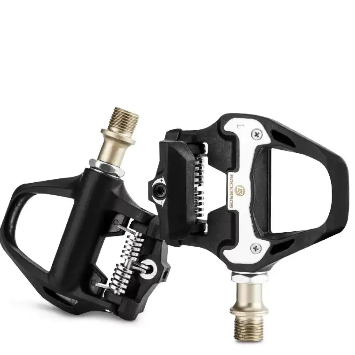 Self-Lock Road Bike Pedals with Shimano SPD-SL/Look KEO Cleat System (Pair)