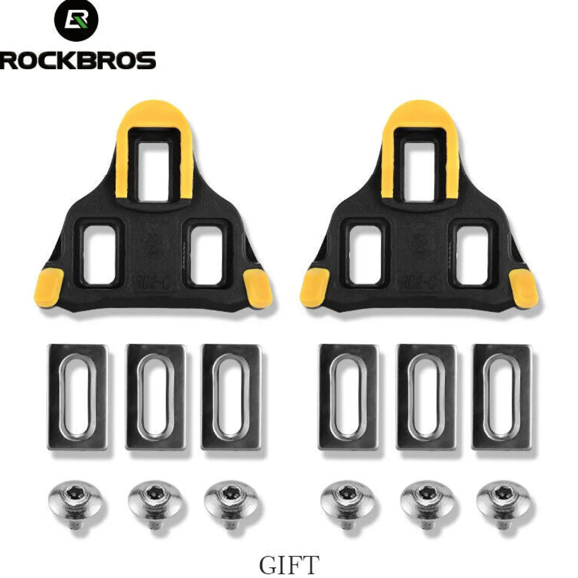 Self-Lock Road Bike Pedals with Shimano SPD-SL/Look KEO Cleat System (Pair)