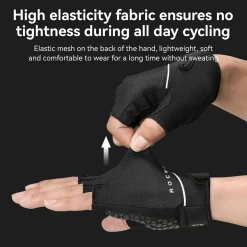 S424 Half Finger Bike Gloves Breathable