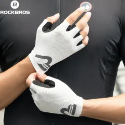 S407 Half-Finger Cycling Gloves with SBR Palm Breathable Mesh