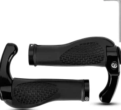 Single Lock-on Bike Grips Ergonomic Non-Slip Rubber