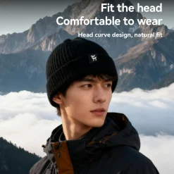 Slouchy Knit Beanie for Men Women Warm Knitted Winter Hat