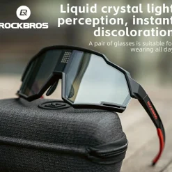 Smart Electronic Color-Changing Cycling Sunglasses