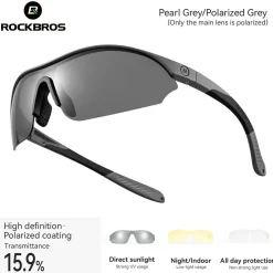 SP402 Polarized Glasses 3 Replaceable Lenses UV400