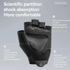 S408 Short Finger Cycling Gloves Lightweight
