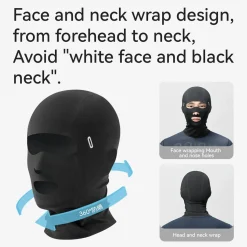 Summer Ice Silk Balaclava Cycling Face Cover