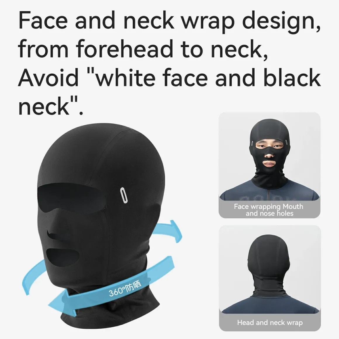 Summer Ice Silk Balaclava Cycling Face Cover