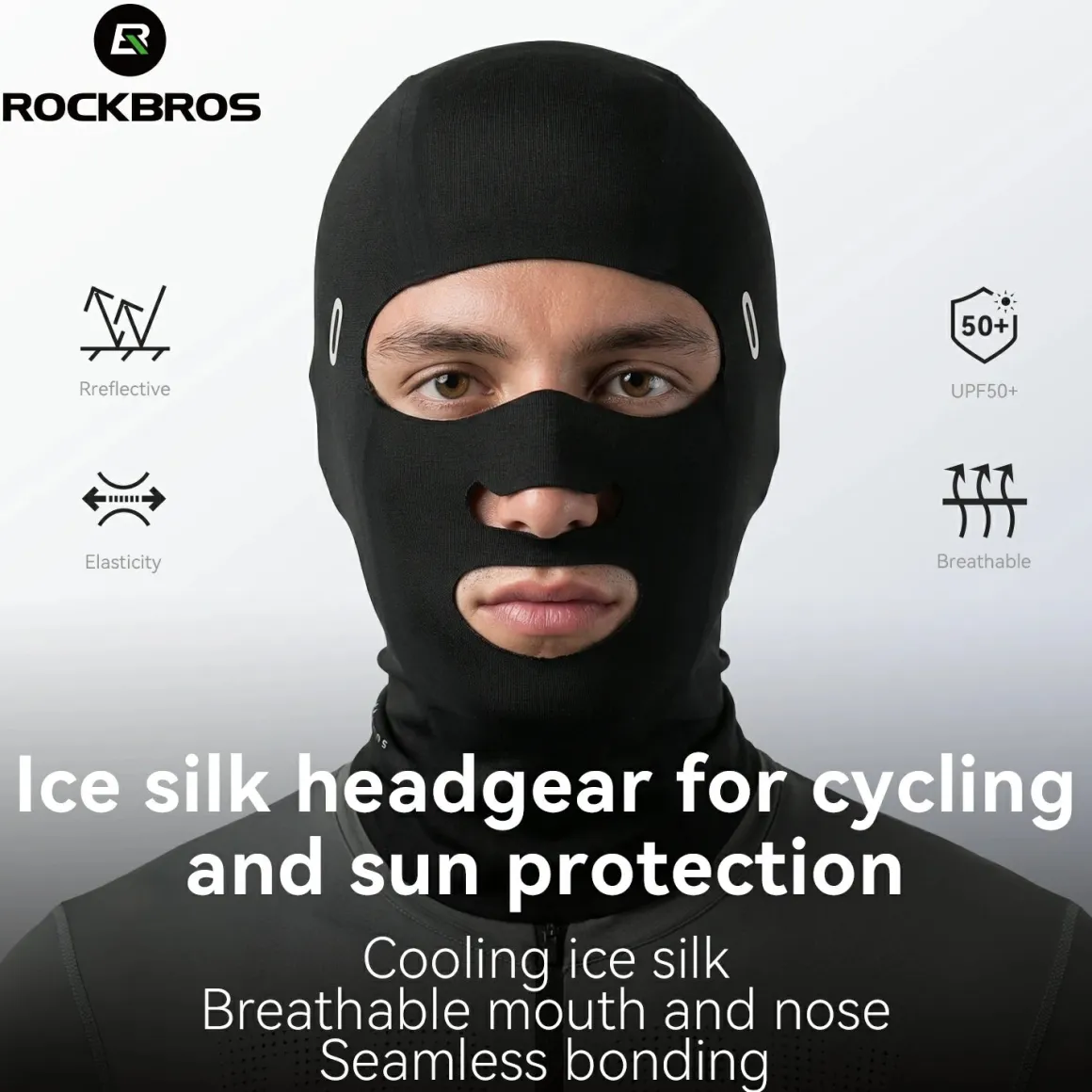 Summer Ice Silk Balaclava Cycling Face Cover